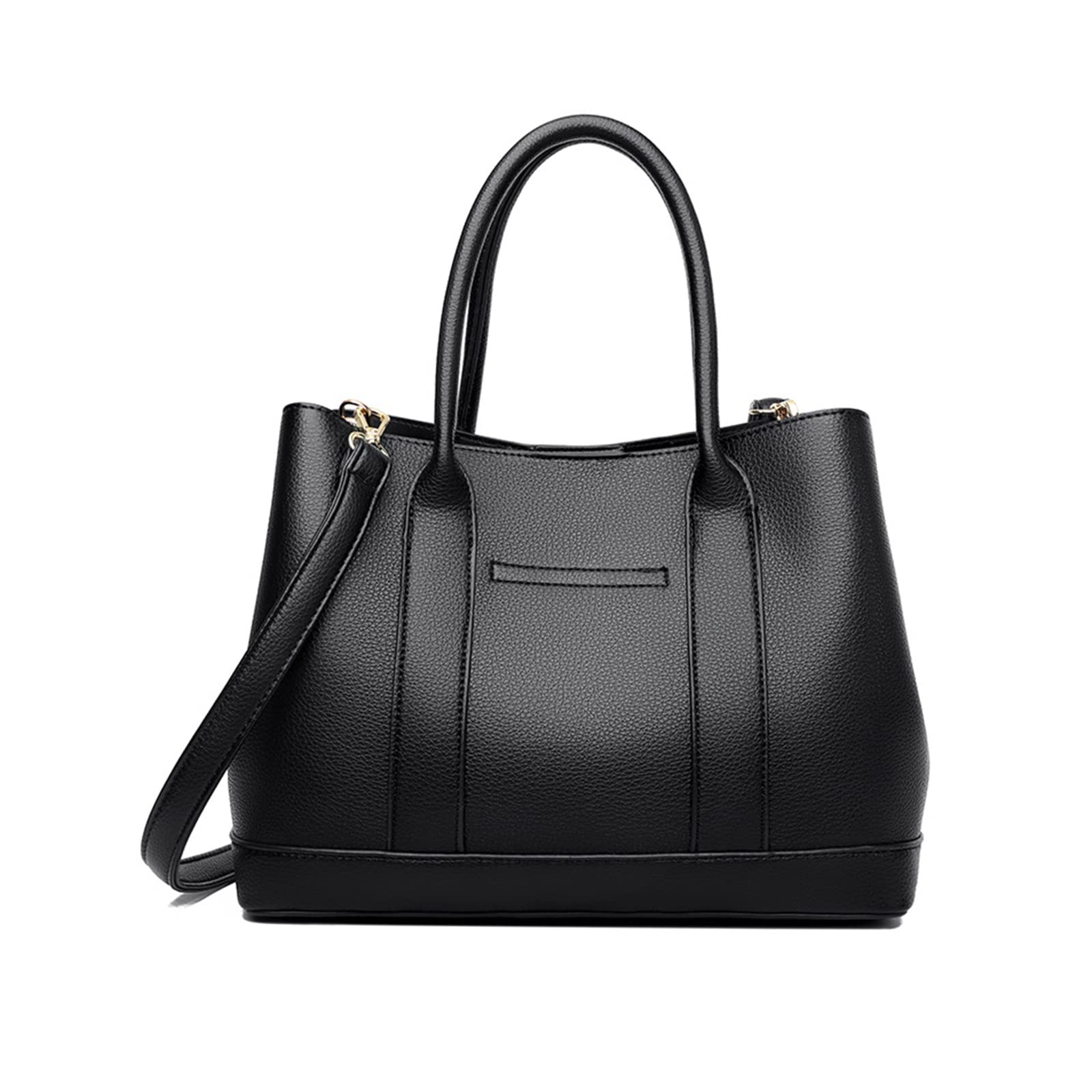 Black pebbled handbag - Image 2