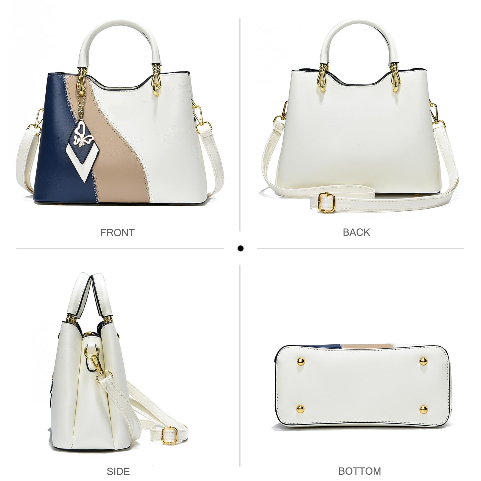 Pendant color-blocked mini handbag - Image 6