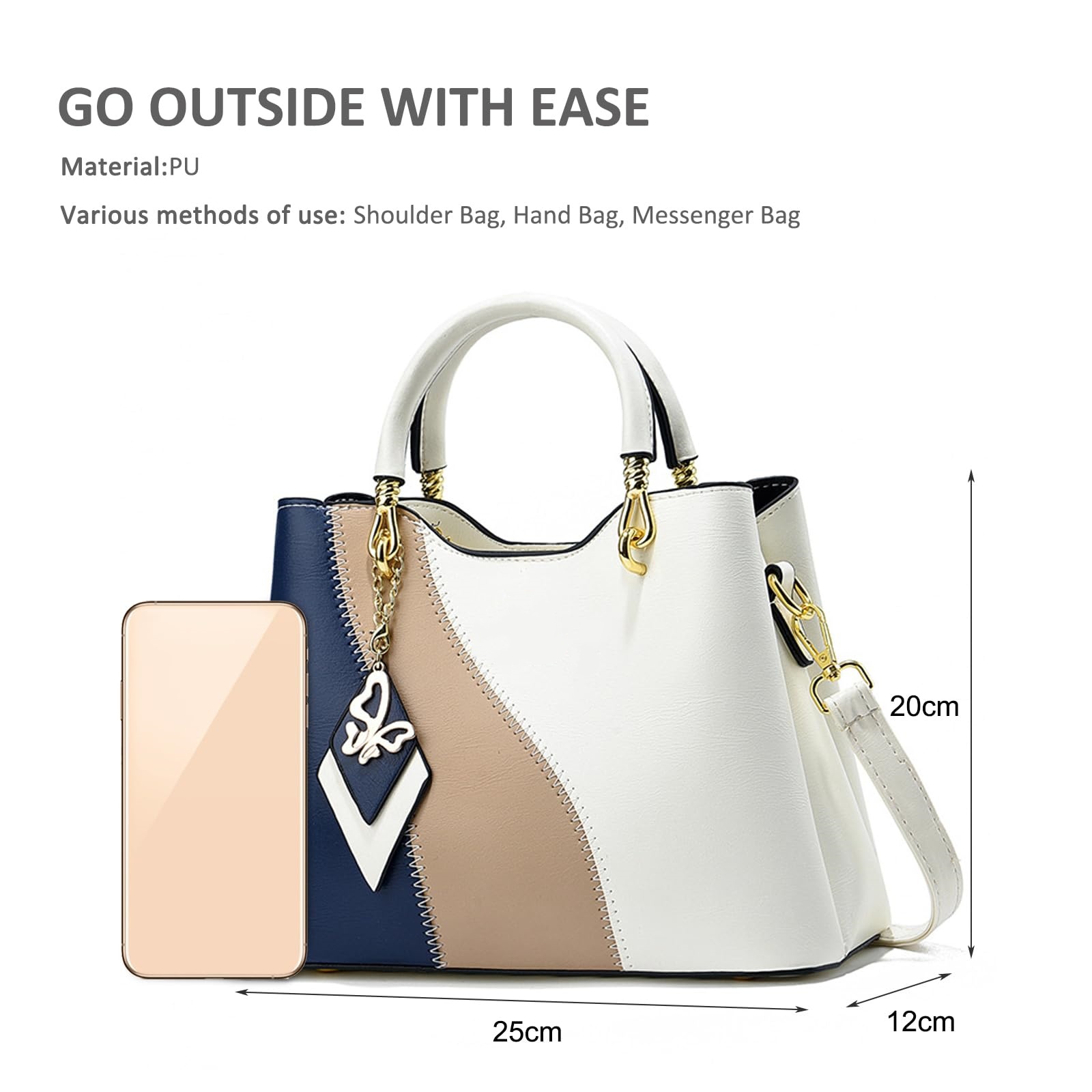 Pendant color-blocked mini handbag - Image 5