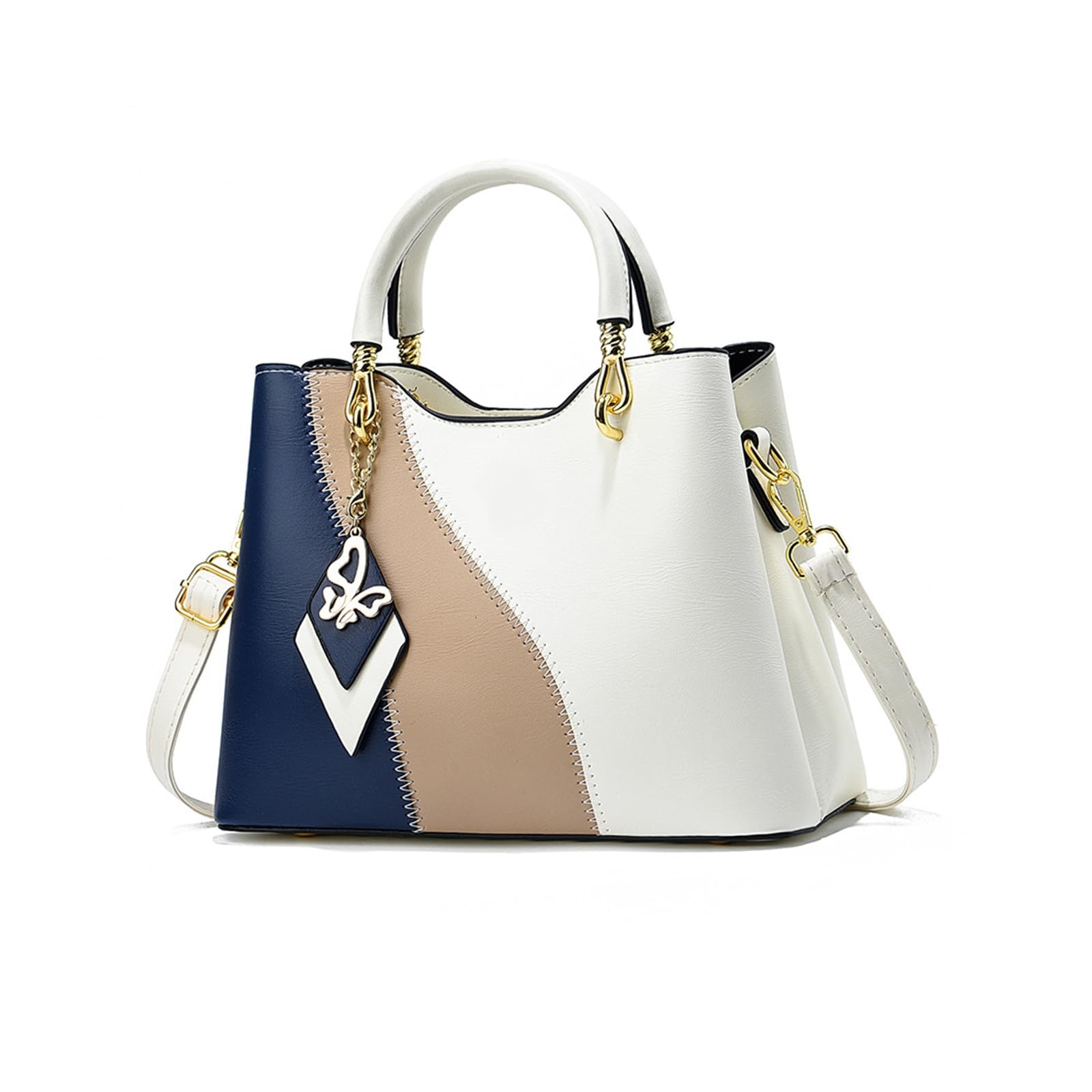 Pendant color-blocked mini handbag - Image 2